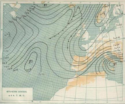 Dinámica atmosférica y tipos de tiempo en España